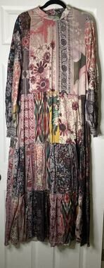 corey lynn calter gianna tiered maxi dress New Anthropologie Corey Lynn Calter Gianna Tiered Maxi Dress sz XS